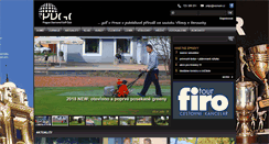 Desktop Screenshot of golf-lahovice.cz